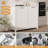 Sime Manufactured Wood Manual Lift Tilt Out Trash Cans - 10 Gallons-1782631471