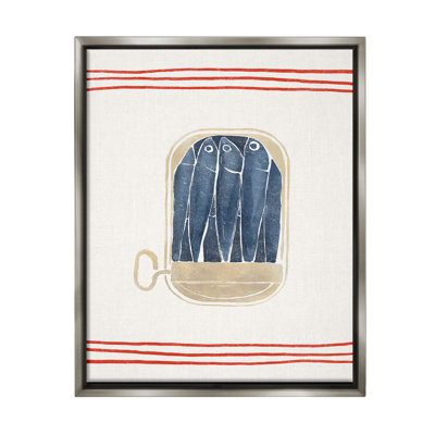 "Cadre flottant de sardines en conserve" par Yuyu Pont sur toile