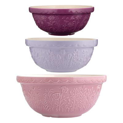 In The Meadow Mixing Bowls - Set Of 3
