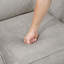 Chaise de salon moderne rembourrée en microfibre avec coussins confortables-206268712