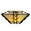 Turk 8 - Light Semi Flush Mount