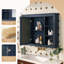 Armoire de rangement murale avec porte miroir-1411579491