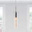 Luminaire suspendu cylindrique à 1 lumière