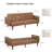Meka 32 " Upholstered Convertible Sofa