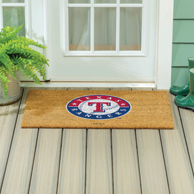 Grand tapis couleur coco Texas Rangers, 36 po x 24 po