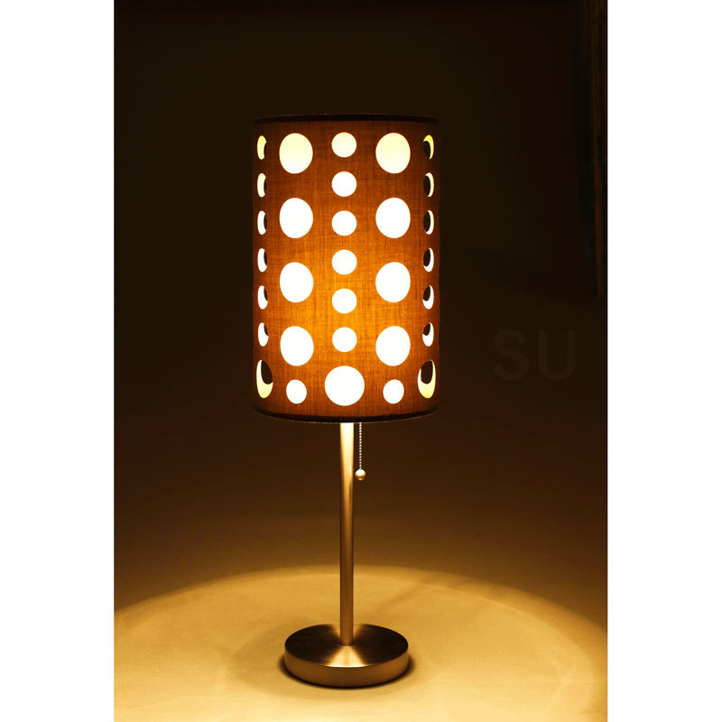Lampe de table rétro grise 30 "
