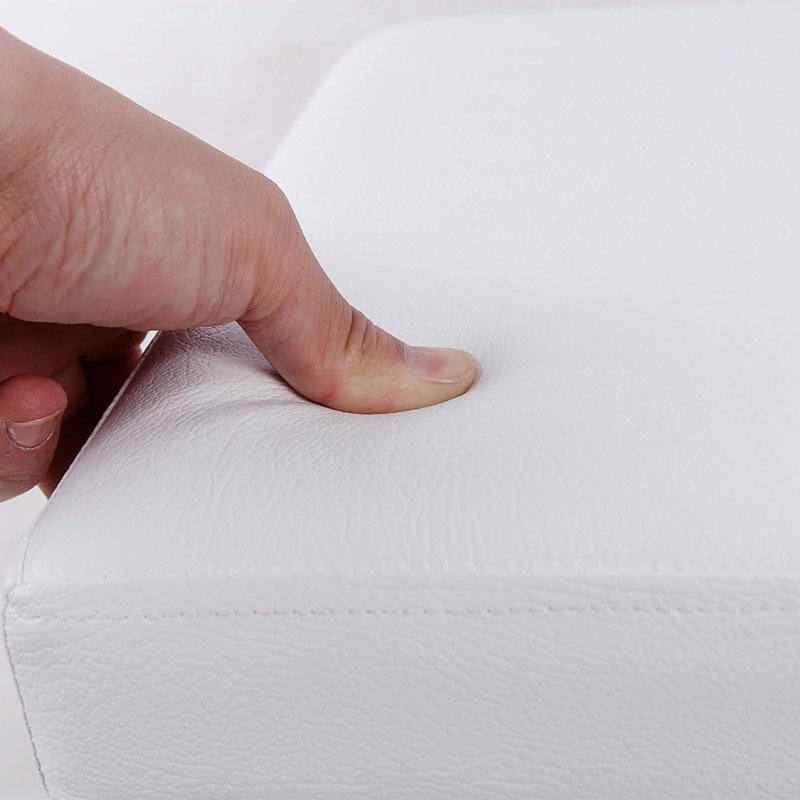38 cm W Fabric Square Footstool with Storage