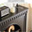 Retro Simple Painted Solid Wood Accent Cabinet