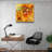 Stunning Decorative Tempered Glass Painting, 19.7 x 19.7 Inches | 100% Tempered Glass, Thickness: 0.16 Inches | UV Printing for Vibrant Colors | Perfect for Home Décor, Living Room or Office Wall Art-731320495