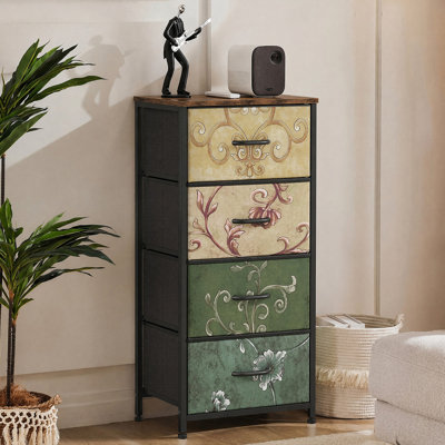 Enegess 4 Drawer Storage Dresser Chest