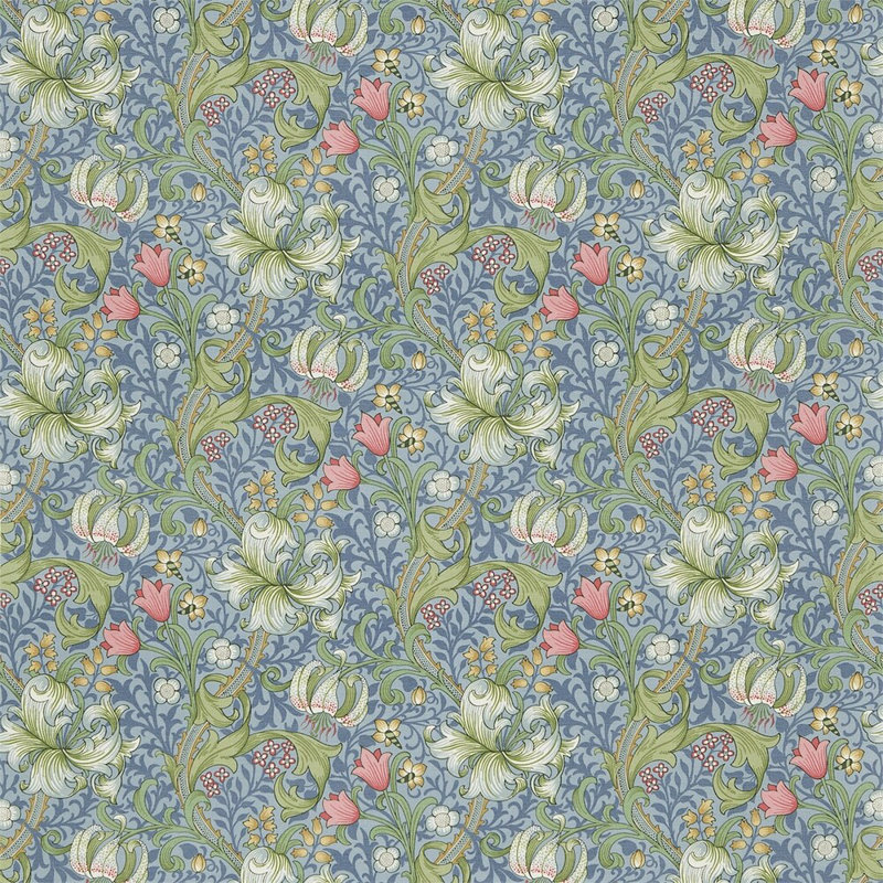 Golden Lily Fabric, Mineral