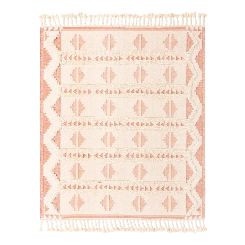 Eylin Performance Wool Geometric Indoor Rug, Rectangle 8' x 10'