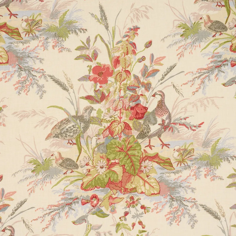 Tissu caille prairie, Hiver