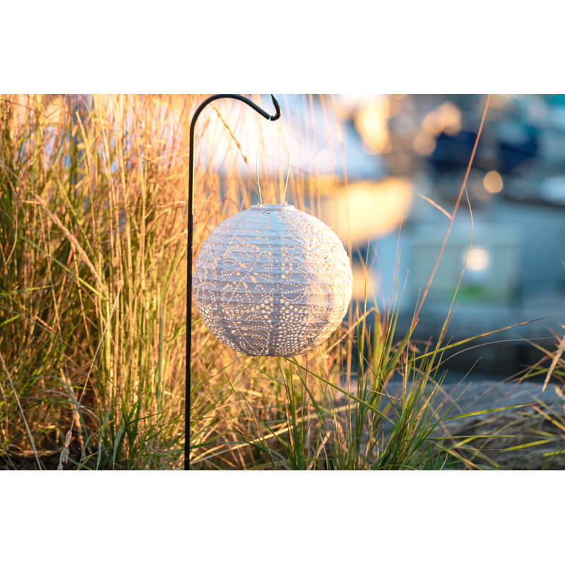 Lanterne solaire 12 po Stella Monstera, Blanc