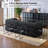 63" Boneless Corduroy Sleeper Sofa Bed, Modular Futon Couch, Compression Foam Sofa with 2 Pillows, No Assembly Required-76797014-79693598