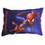 Ensemble de housse de couette réversible en microfibre bleu / rouge-57903753