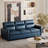 85.4'' Faux Leather Sofa