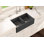 RAMSAY DOUBLE FIRECLAY KITCHEN SINK, 33", GLOSS WHITE