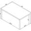 Table rectangulaire de haute qualité avec plateau en marbre, aspect contemporain, l 38 po de largeur x 64 po, fini de faux style de cuisine, esthétique moderne, convient à un repas personnalisé, 30 po