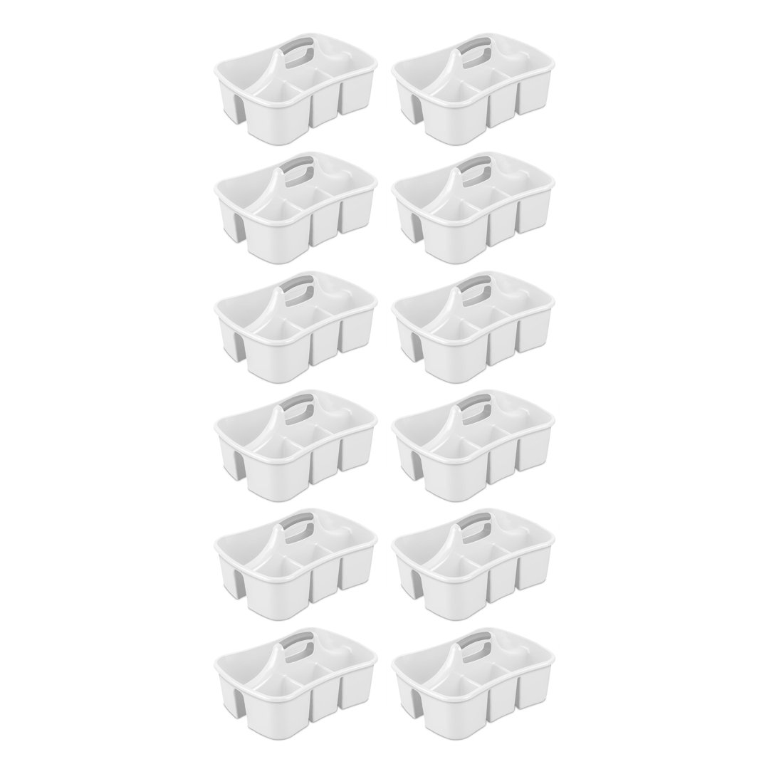 Ultra Caddy Plastic Crate Set Sterilite Pack 