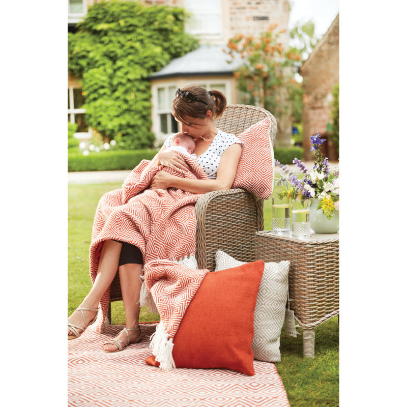 Stauton Throw Blanket, Rust