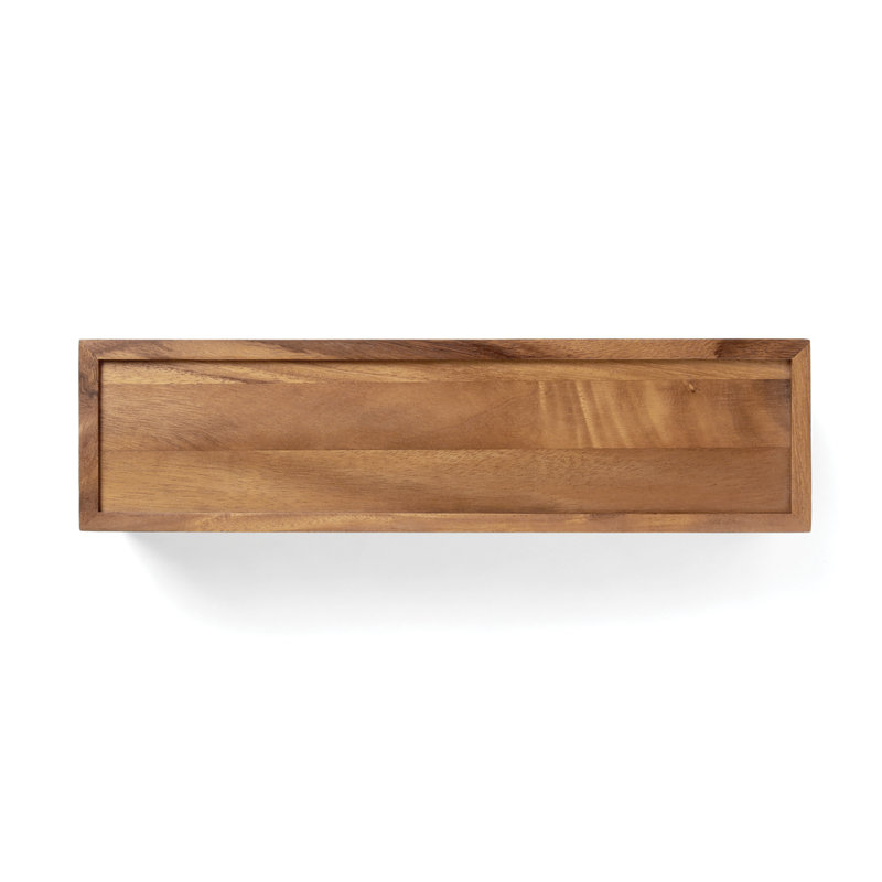 Boîte à thé Ironwood Gourmet Gourmet, H 3,75 po x l 15,25 po x P 4 po