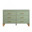 Commode double 6 tiroirs en bois robuste-612822024