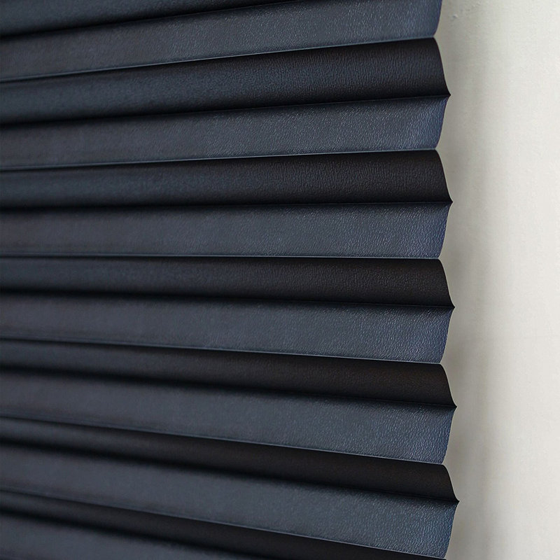 Store plissé obscurcissant pour fenêtre, Noir, L 36 po x L 75 po