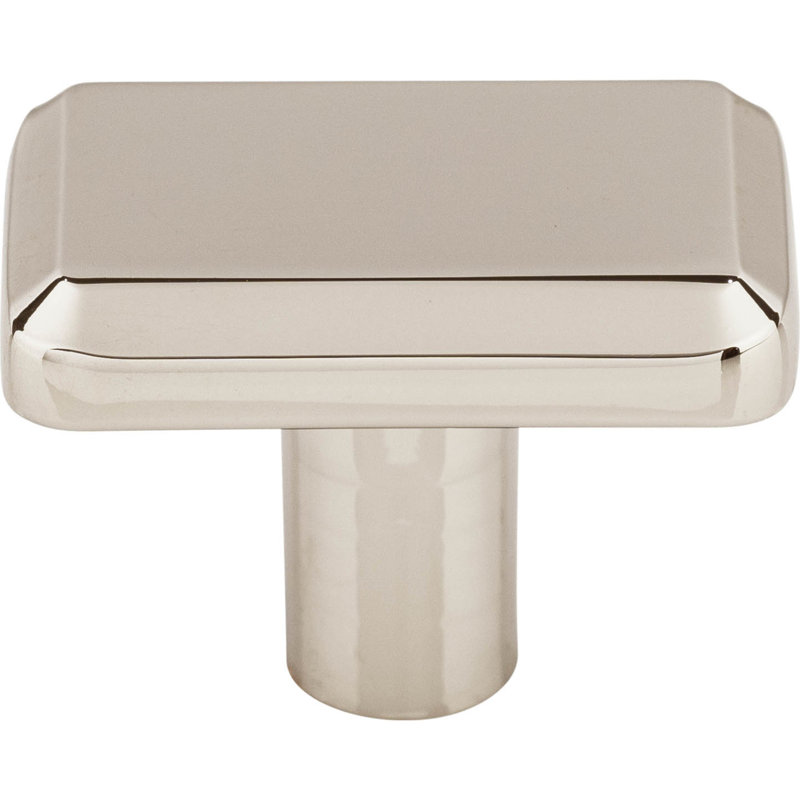 Telfair 1 1/2" Length Bar Knob, Polished Nickel