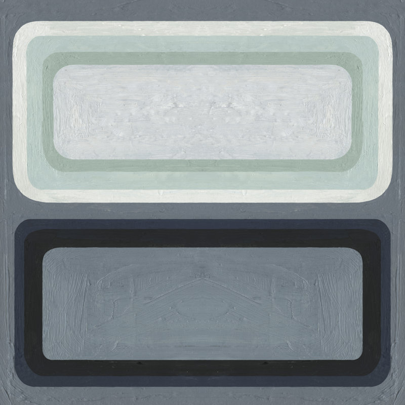 Maritime Colour Field II by Emma Scarvey - Wrapped Canvas Painting, 91cm H x 91cm W x 3.8cm D
