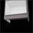 Zachary Matt Gray And White 5-Shelf Slim Bookcase For Space-Efficient Modern Living And Stylish Storage