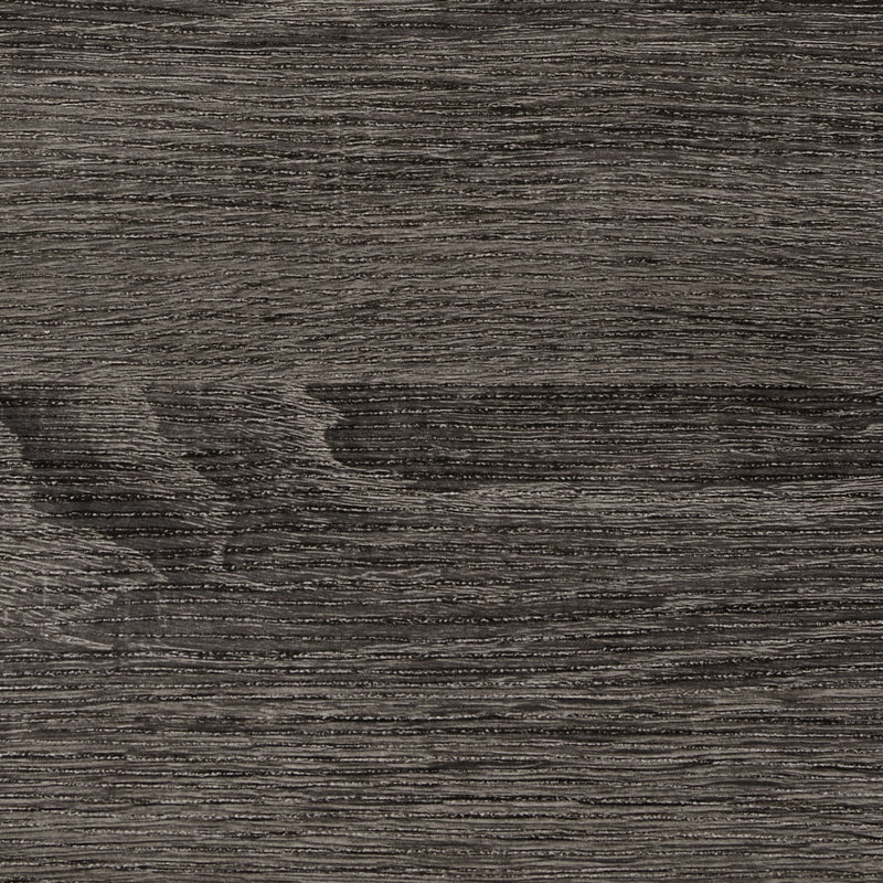 Lit à panneaux très grand style transitionnel en chêne gris avec rainures noires et placage de papier d'ingénierie 3D pour la chambre à coucher
