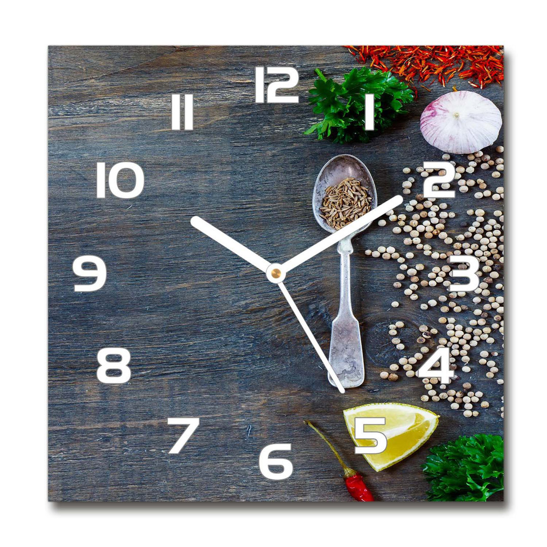 Analoge Wanduhr Joneka Spices and Herbs 60 cm Geräuschlos