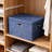 Foldable Storage Bins Fabric Dustproof With Lid