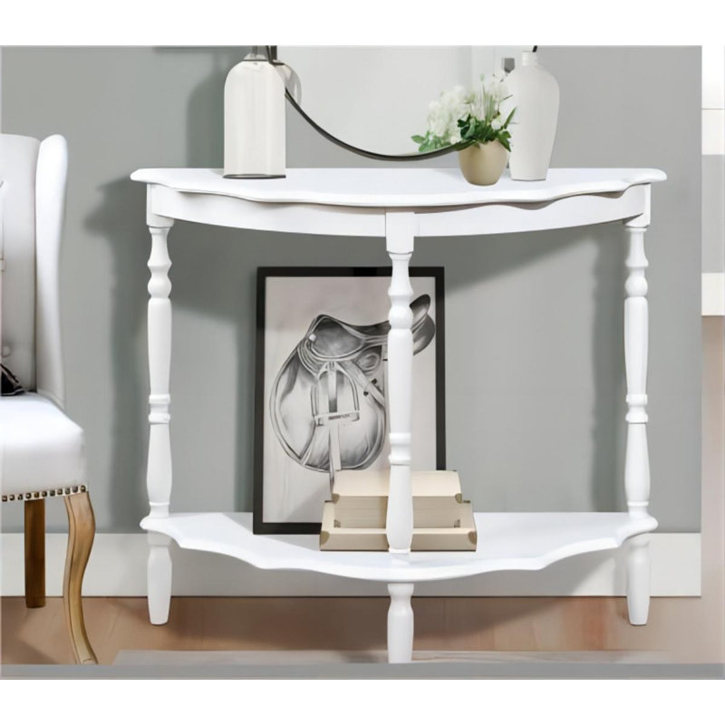 Dinjo 15.16'' Solid Wood Console Table