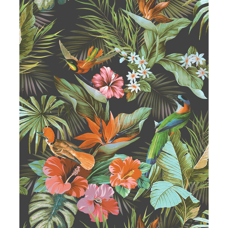 Alyette 10m x 53cm Textured Matte Non-Pasted Wallpaper Roll