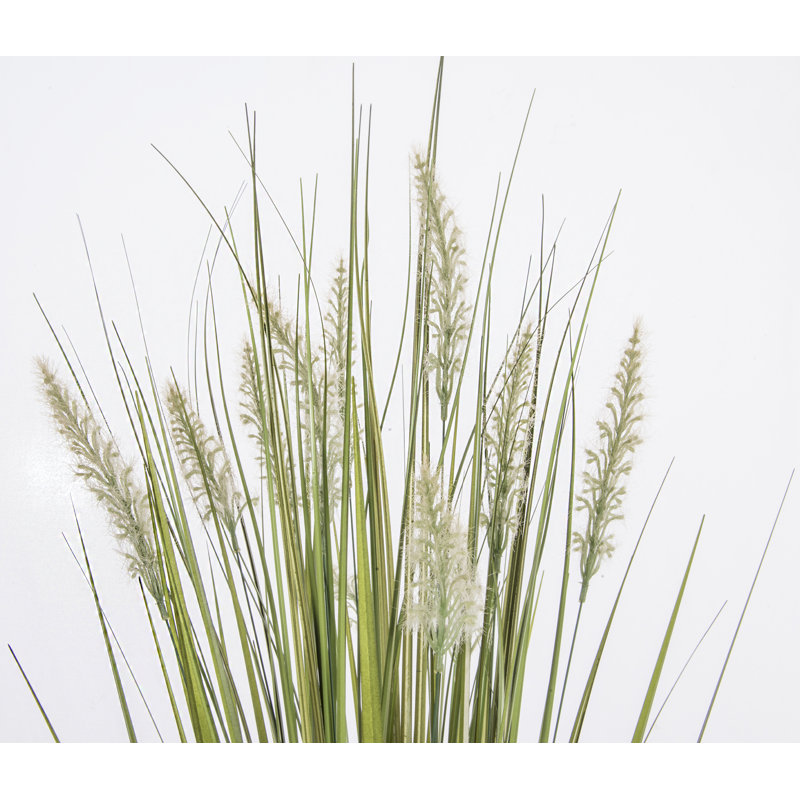 40" Artificial Onion Grass in Decorative Vase, 1