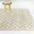 Bronte Beige Organic Checkered Area Rug-1511121714