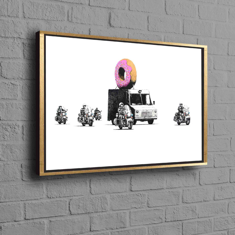 Impression d'art Graffiti sur toile de coton tendue, idéale pour une décoration moderne inspirée du style Street Art sans cadre