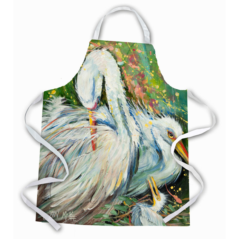 No Pattern Bib Apron