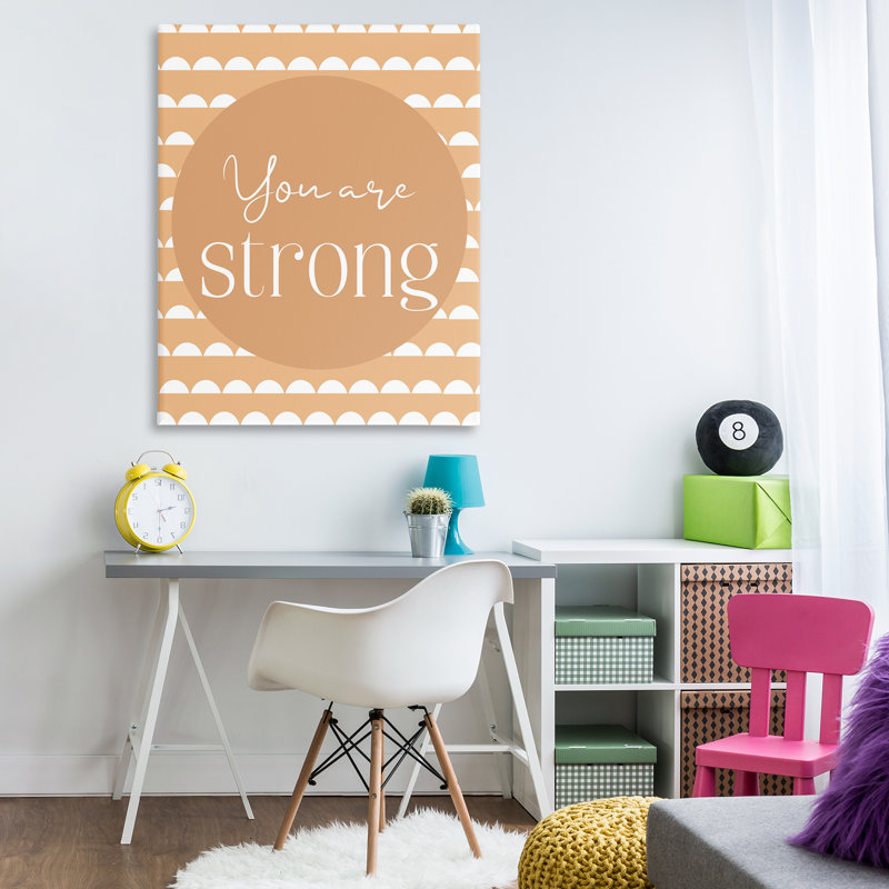 «You Are Strong Sentiment», conception par Christine Simpson Art, H 48 po x l 36 po