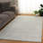 Masanao Hand Tufted Wool/Viscose/Cotton Solid Color Rug in Grey/Ivory-63213603