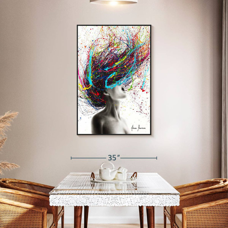 The Edge, Cadre flottant noir, 31 po x 46 po