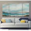 Vue sur la mer III - impression sur toile 3 pièces-1216723613
