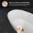 59'' X 30'' Freestanding Soaking Bathtub Stone Resin Solid Surface Soaking Tub with Overflow and Pop-up Drain