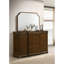 Commode 9 tiroirs avec miroir Brown Cherry