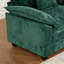 Causeuse plus large avec accoudoirs, canapé modulaire moderne, pour chambre à coucher et appartement dans le salon, coussin de siège rembourré à double couche confortable, tissu chenille respirant