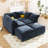 Versatile 6-Piece Modular Sofa Bed With Storage-69086768