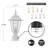 Berkett Outdoor waterproof Post Light-1939709159