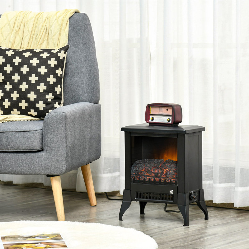 Coffman Belfry Heating 37cm W Black Electric Stove